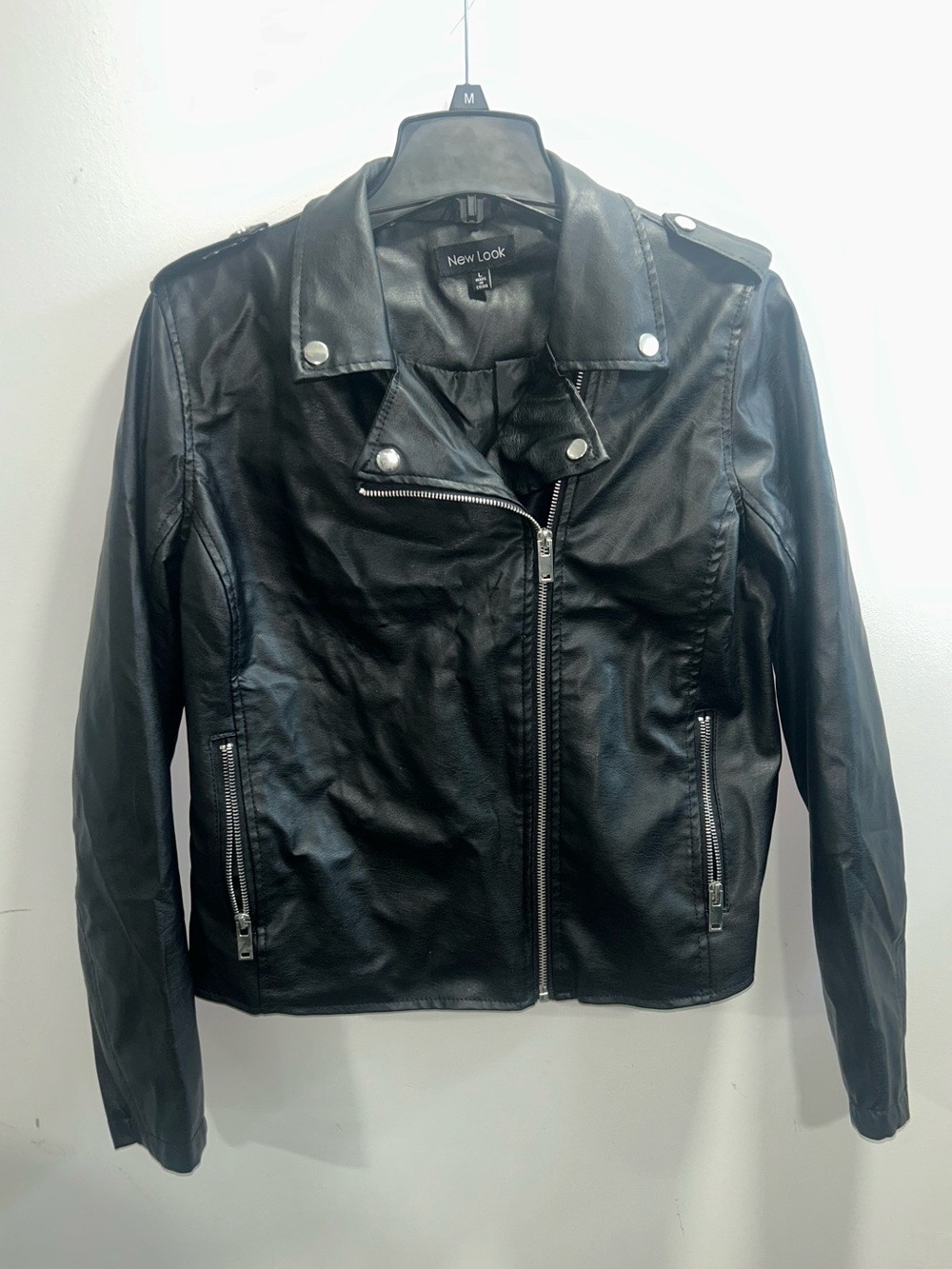 Black Faux Leather Jacket